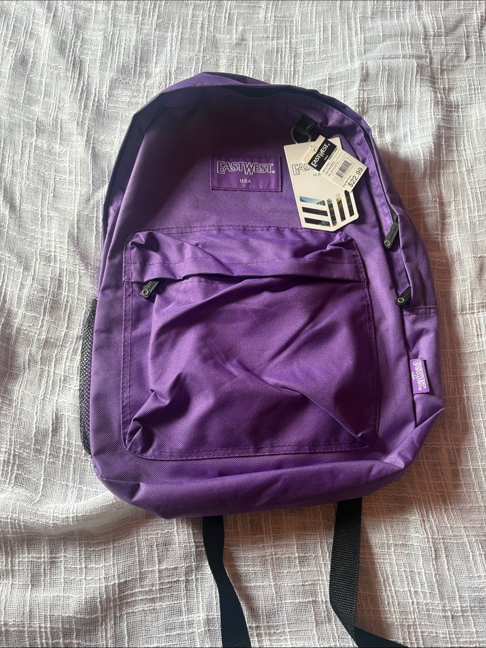 USA East West Purple Backpack